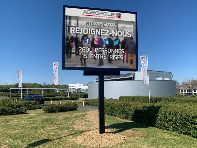 Écran LED extérieur de l’Agropole d’Agen